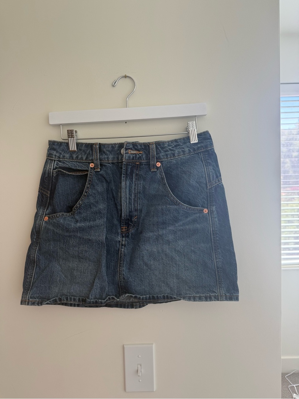 Universal Thread Denim Mini Skirt in Blue